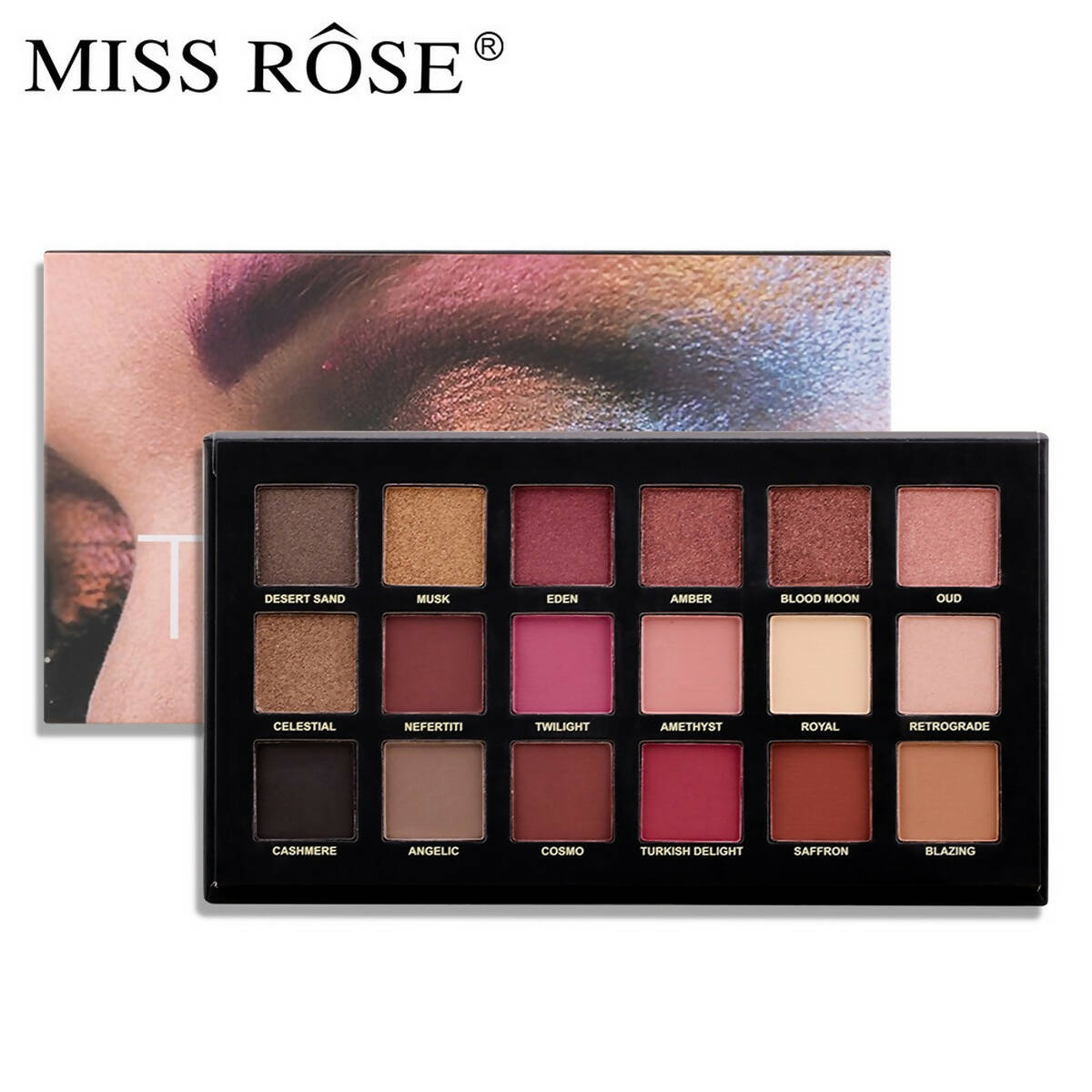 Miss Rose Twilight Dusk Palette Professional Makeup 19.8g 7001-013L