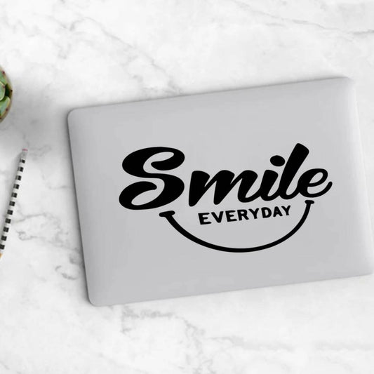 Smile Everyday Laptop Sticker Decals, Laptop Stickers by Sticker Studio - ValueBox