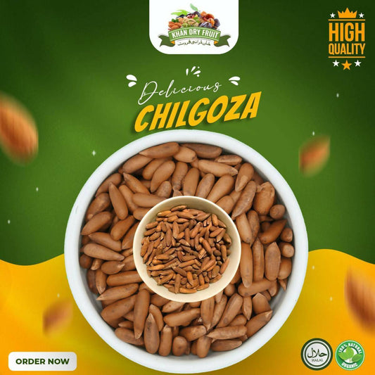 Chilgoza Great Price 500 GM - Great Value Chilgoza Pine Gold Color