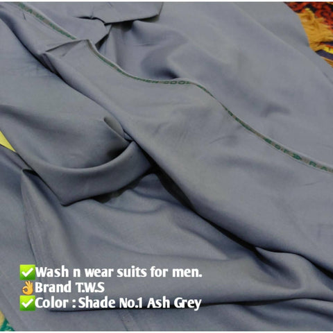 Pure summer wash n wear | Gents suits Light color wash n wear | Unstitched gents wash n wear - ValueBox