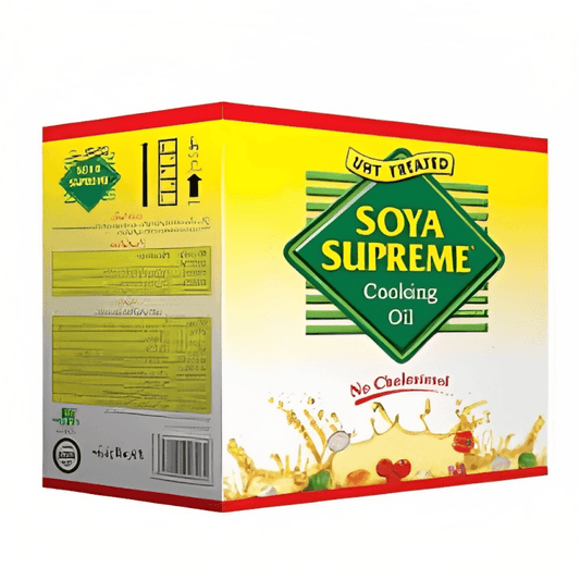 SOYA SUPREME COOKING OIL TAIL POUCH 1 LITRE X 5 POUCHES