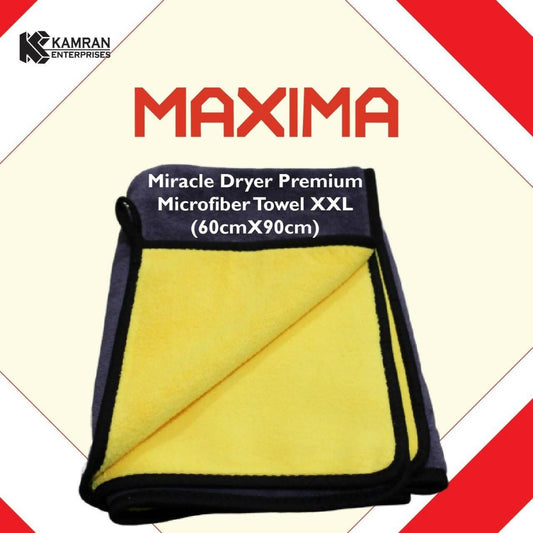 Maxima Miracle Dryer Premium Microfiber Towel XXL - 60CM x 90CM