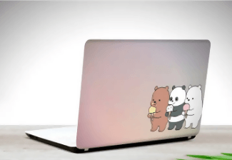 We Are Bears Laptop Skin Vinyl Sticker Decal, 12 13 13.3 14 15 15.4 15.6 Inch Laptop Skin Sticker Cover Art Decal Protector Fits All Laptops - ValueBox