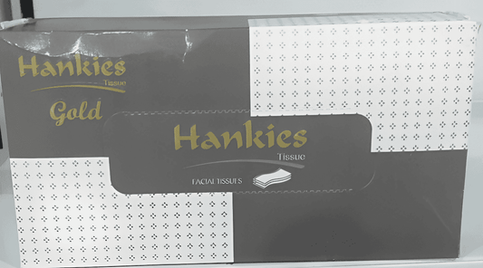 Hankies Facial Tissues (2Ply x 100 Sheets) Tissue Box