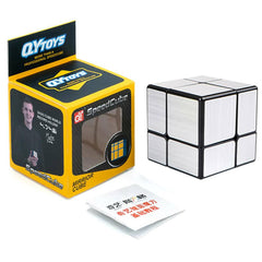 Planet X - Genius Magic Mirror Rubik's Cube 2x2x2 - Silver Challenge - ValueBox