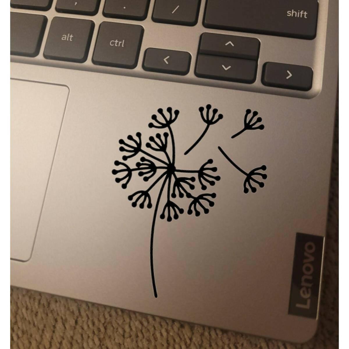 Dandelion Vinyl Decal Laptop Sticker, Laptop Stickers for Boys and Girls, Bike Stickers, Car Bumper Stickers by Sticker Studio - ValueBox