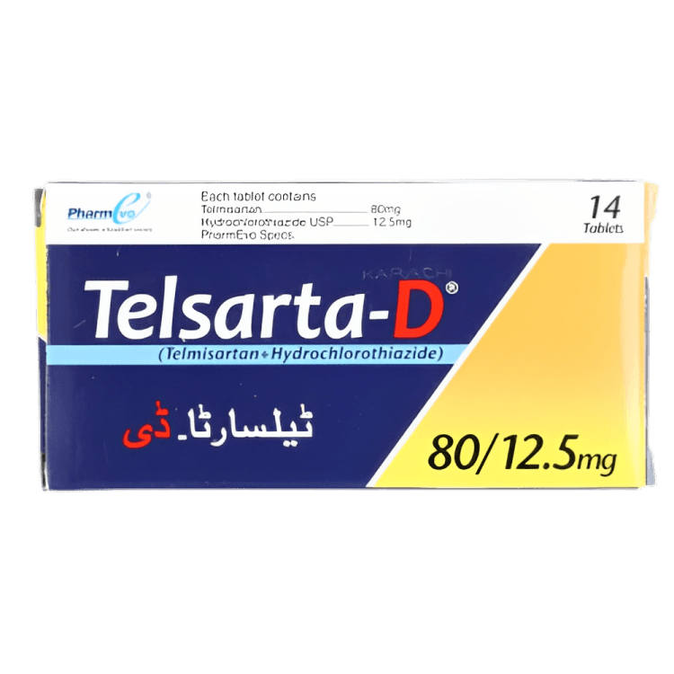 Tab Telsarta-D 80/12.5mg - ValueBox