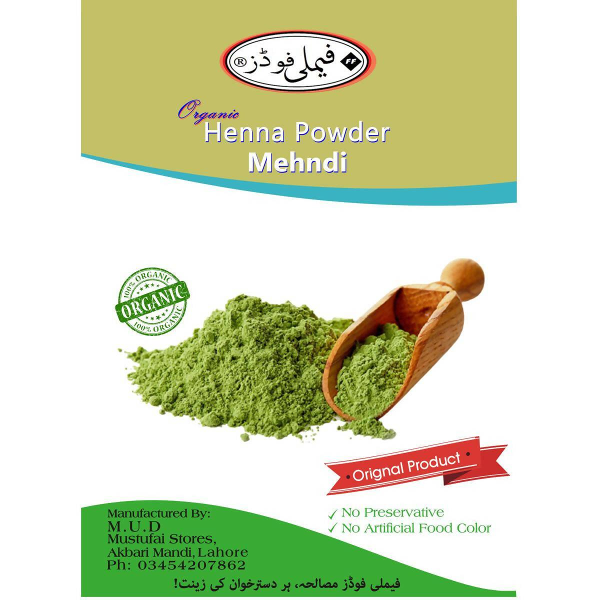 Organic Henna Powder - Mehndi Powder (Orignal) - 250 Grams - ValueBox