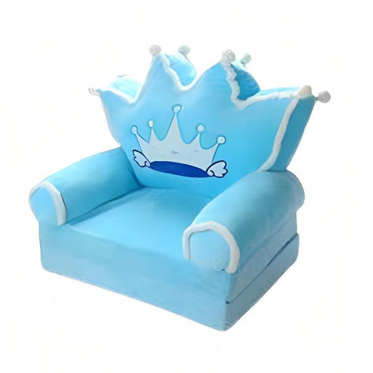 3 Layered Character Sofa+Bed-Animation Foldable Children Sofa Blue