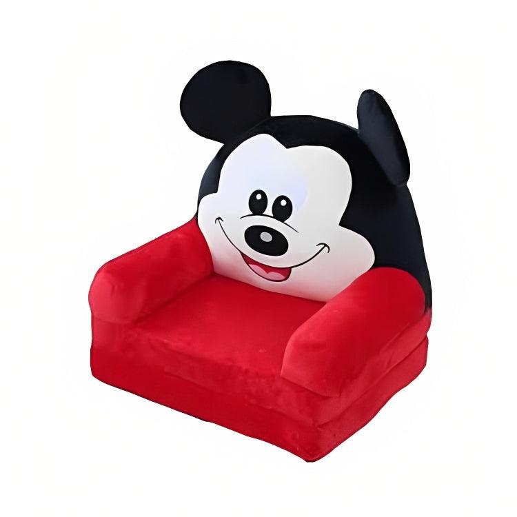 3 Layered Character Sofa+Bed-Animation Foldable Children Sofa Red