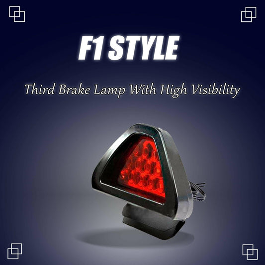 F1 Style Third Brake Lamp With High Visibility - Under Diffuser / Bumper Red LED Sporty Style