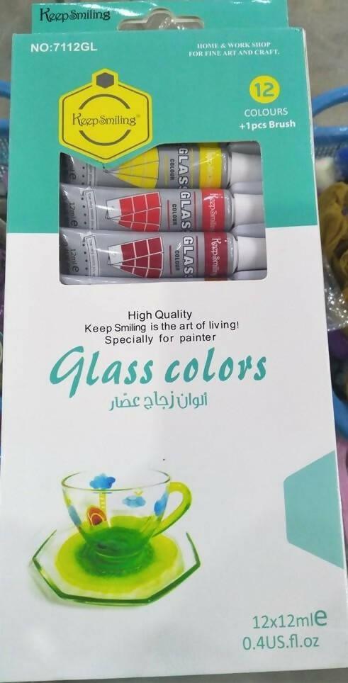Glass Colors in 12*12 Ml Tubes for Artists - ValueBox