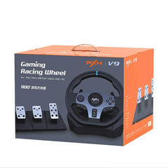 PXN V9 Gaming Steering Wheel with manual Gear Shifter for PC , XBOX , PlayStation - ValueBox