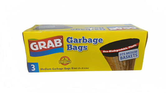 Grab Garbage Bags 18 Bags (20 X 30 Inches)