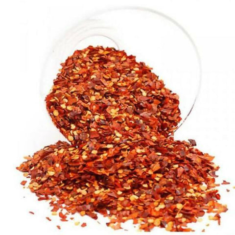 Red Chilli Flakes / Crushed (Dara Laal Mirch) - 100 Grams - ValueBox