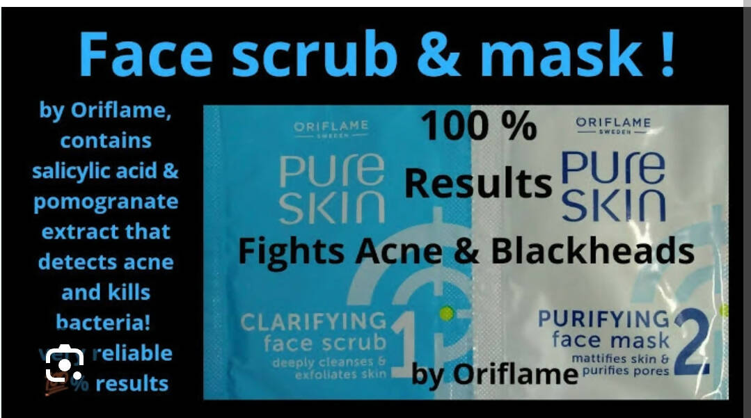 1 Clarifying Face Scrub & 2 Purifying Face Mask