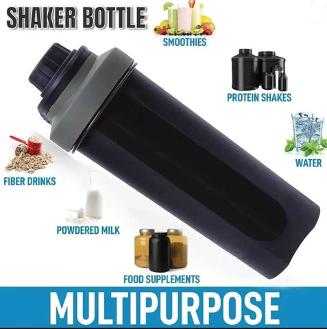 Pack of 3 Gym Shaker Bottle 700ml - ValueBox