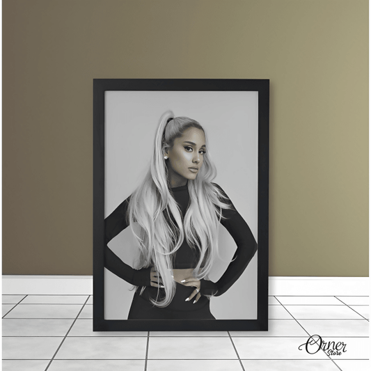 Painting In Beautiful Style Ariana Grande Poster Fan Art | Celebrities Poster Wall Art - ValueBox