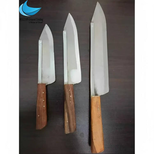 Set of 3 Kitchen knife best material | Set of 3 knife for Qurbani | Desi Knife set best Material | Sharp kitchen Knife set | Good Quality Knife set | Best Knife set 3 Pcs - ValueBox
