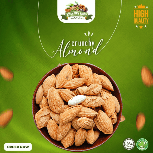 Almonds With Soft Shell 500gm Packets