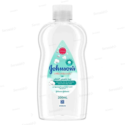 J&J Cotton Touch 200ML Baby Oil