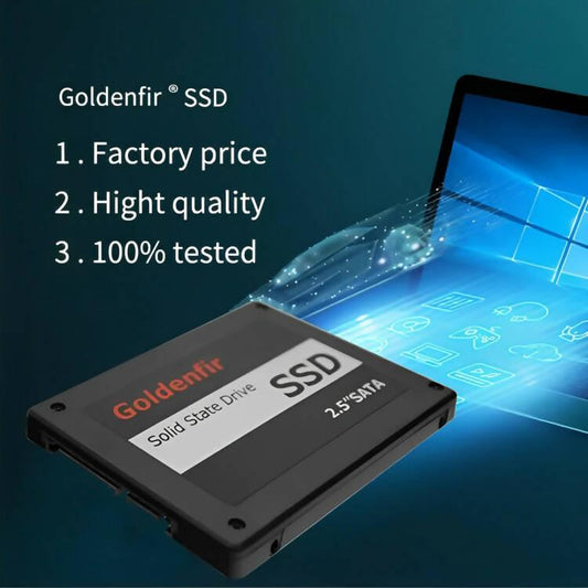 Goldenfir SSD 120GB High Speed SSD 2.5 Hard Drive Disk Disc Solid State Disks 2.5 " Internal for Laptop PC Desktop
