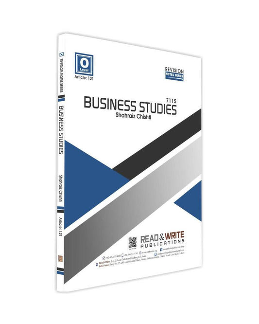 121 Business Studies O Level Notes By Shahraiz Chishti - ValueBox