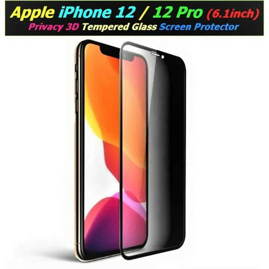 iPhone 12/12 Pro 9D Privacy Glass Screen Protector
