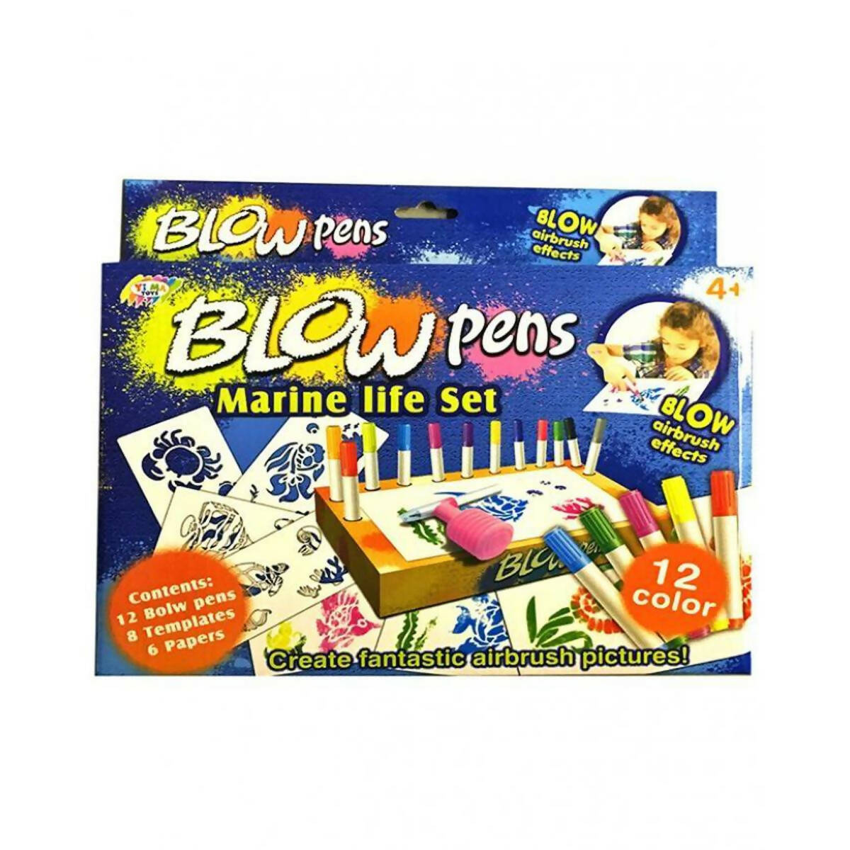 Blow Pen - Marine Life Set - Multicolor