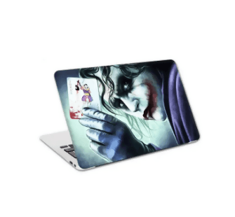 Angry Joker Card in Hand Laptop Skin Vinyl Sticker Decal, 12 13 13.3 14 15 15.4 15.6 Inch Laptop Skin Sticker Cover Art Decal Protector Fits All Laptops - ValueBox