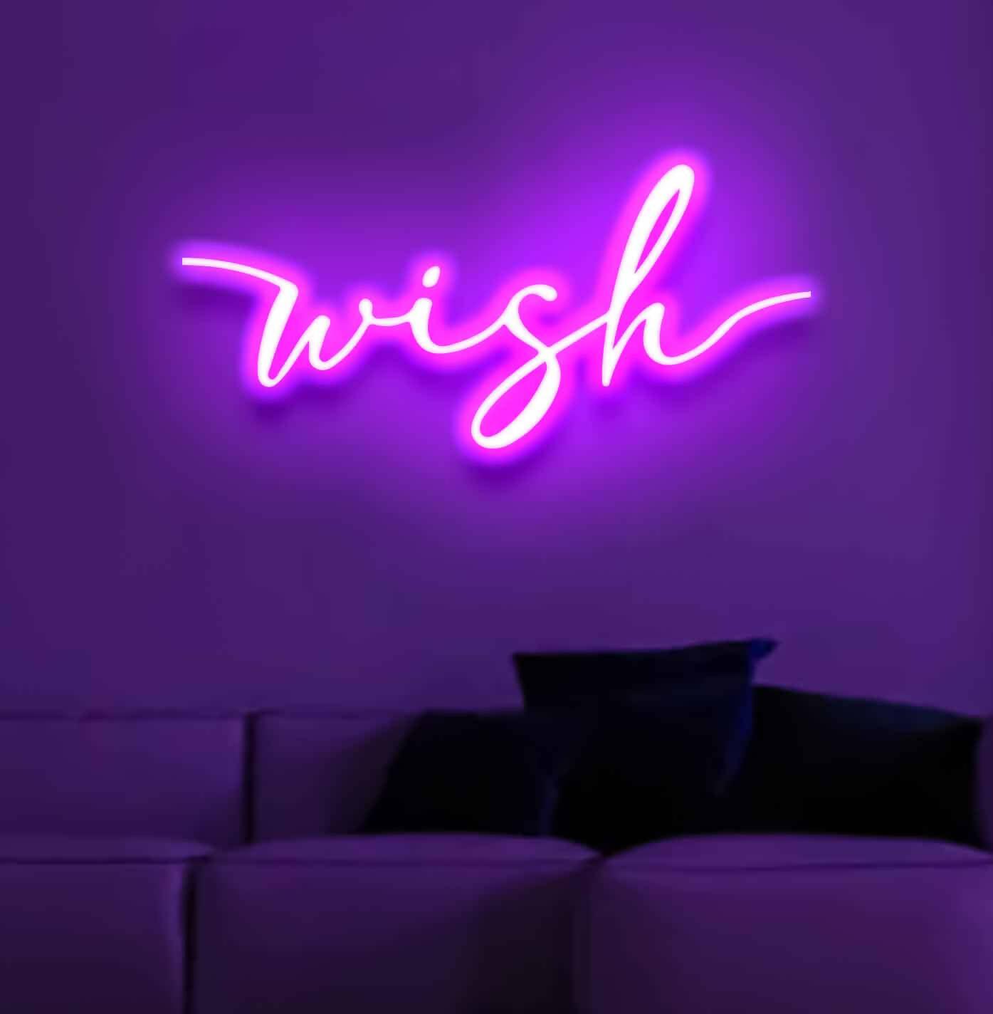 Wish Neon Sign - ValueBox