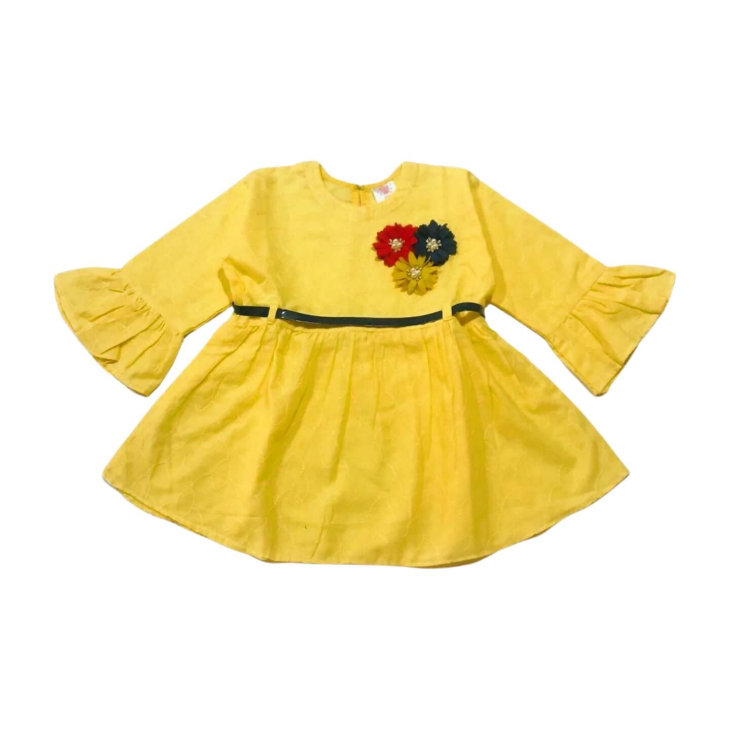 Yellow Girls' Kurti - ValueBox