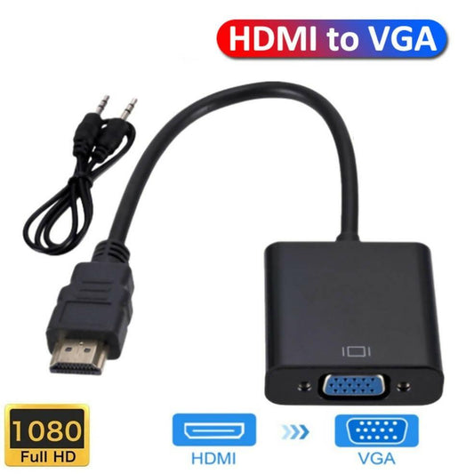Hdmi To Vga Converter With Sound Option And Aux Cable Include In Minimum Amount - ValueBox
