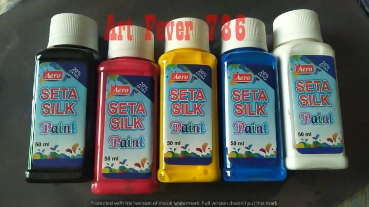 5 Basic Colors Of Silk Paints 50 Ml - ValueBox