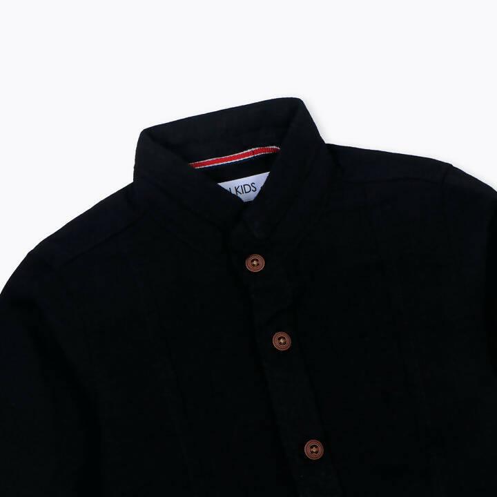 Black Boys' Casual Shirt - ValueBox