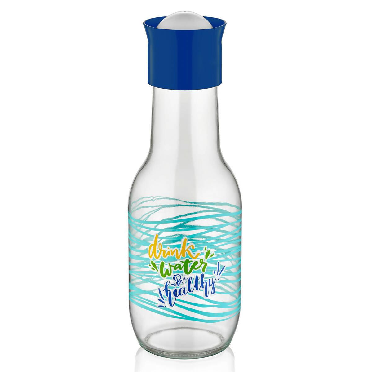 Stylish Design Glass Water Bottle 1000ml - ValueBox