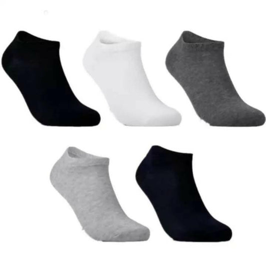 Pack Of 4 Pairs Ankle Socks For Men Women - Random colors