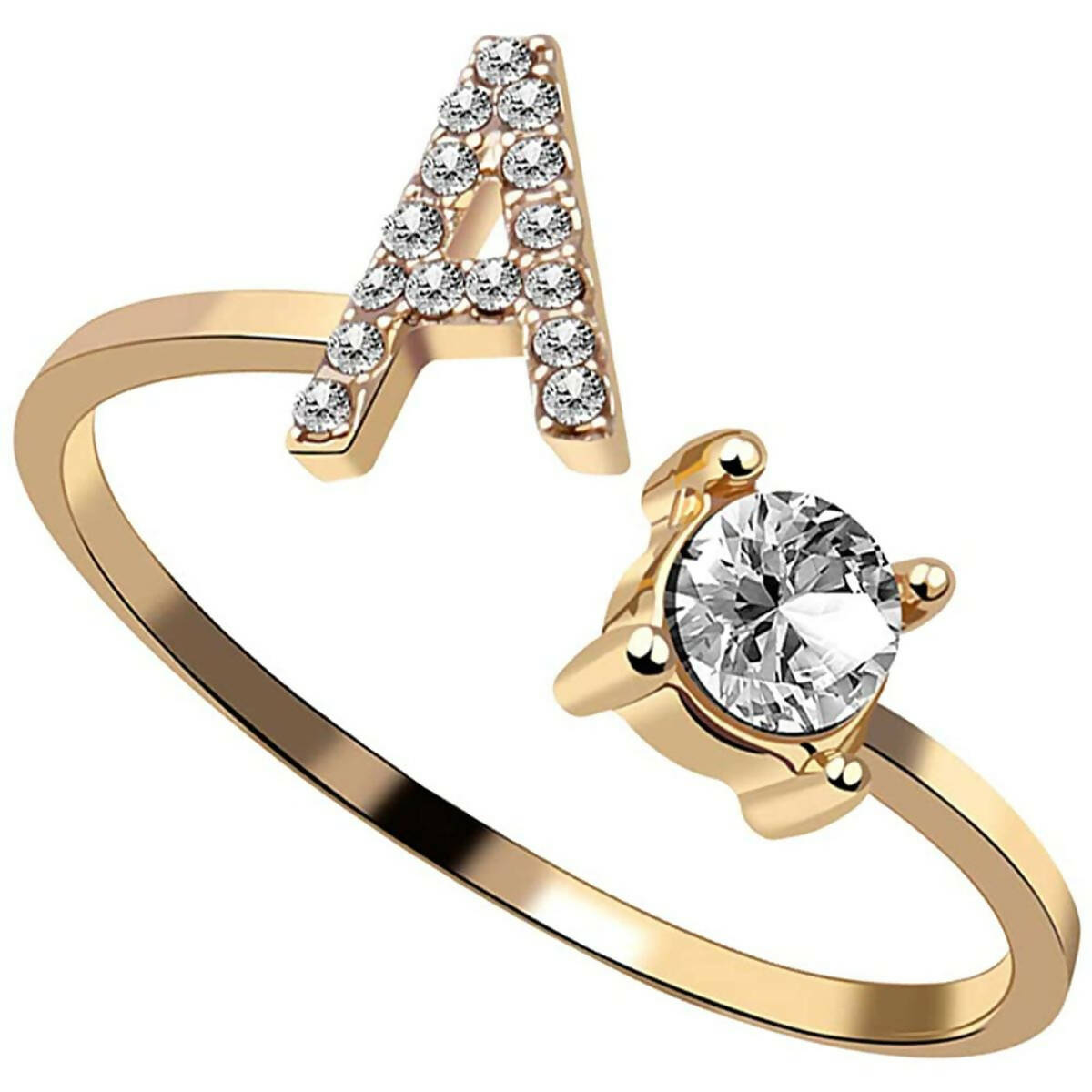 Customize Ring, Initial Letter Ring