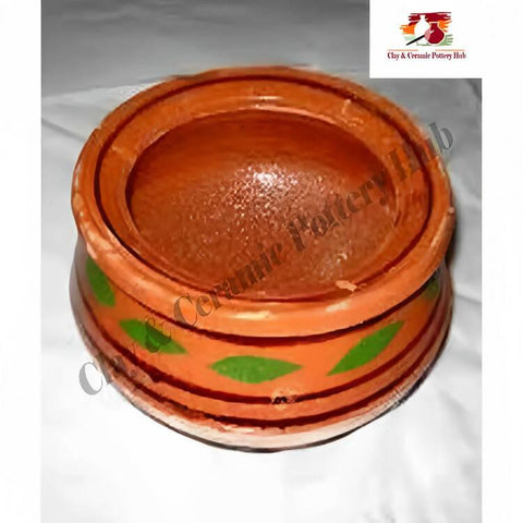 Clay Handi (Mitti Ki Handi) Glazed for Cooking| Clay Crockery Pots | Earthen Crockery Pots | Terracotta Crockery Pots - ValueBox