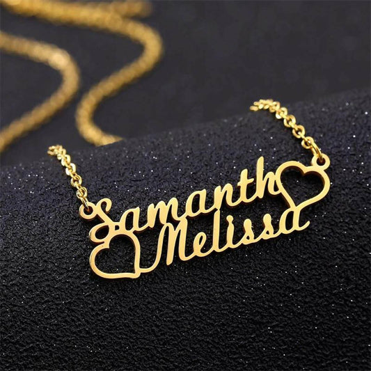 Customize Necklace, Customize Name Necklace, Name Locket, For Girls & Boys (PERFECT GIFT TO SEND YOUR WIFE , FIANCE, HUSBAND, FATHER , OR ANY ONE) - ValueBox