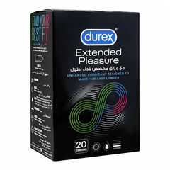 Cond Durex Extended Pleasure 20's - ValueBox