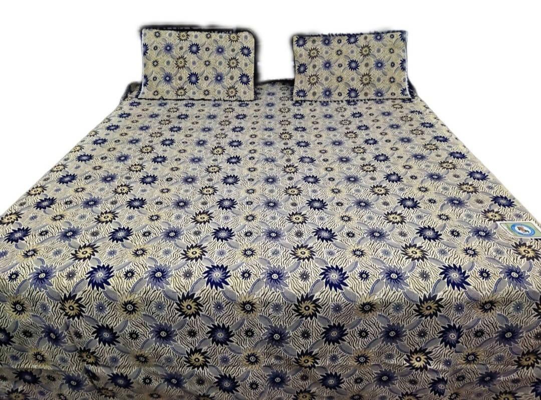 Multani Double Bedsheet - King Size Bedsheet - Gultax Bedsheet - 90×108 inch - 3pc Bedsheet - ValueBox