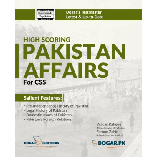 Dogar Pakistan Affairs for Competitive Exams (CSS) - ValueBox