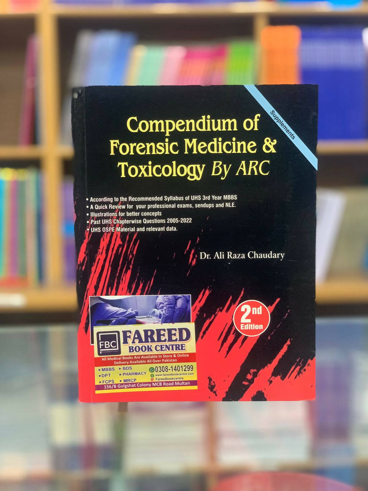 Compendium Of Forensic Medicine & Toxicology By Ali Raza Chaudary 2ND EDITION