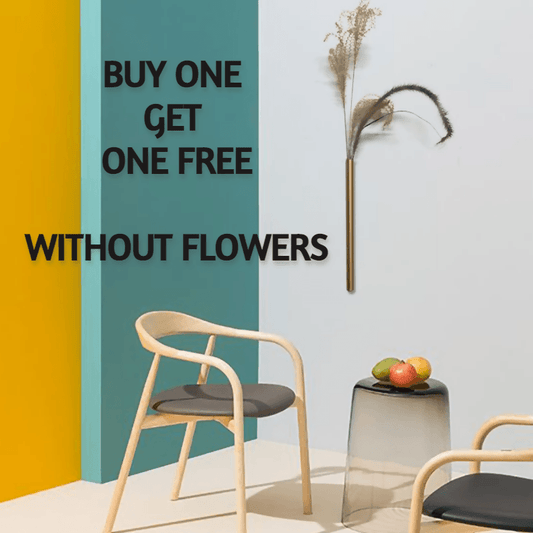 Nordic Postmodern Wall-Wall flower arrangement vase abstract minimalist décor iron vase - ValueBox