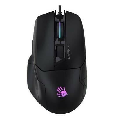 Bloody Q81 Metal Feet Neon X-glide Gaming Mouse - ValueBox