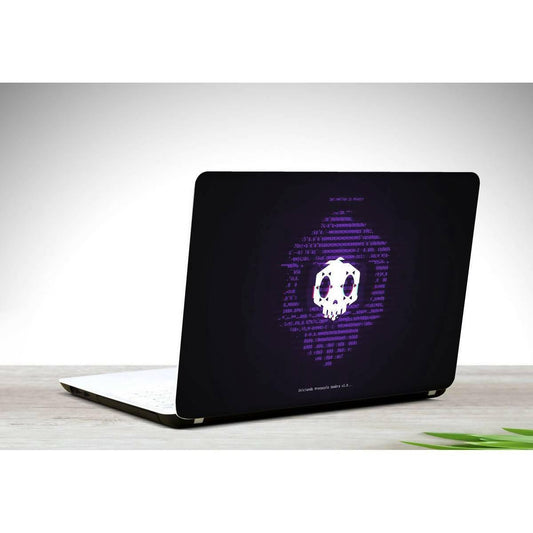 Anonymous Code Purple Laptop Back Skin Vinyl Stickers - ValueBox