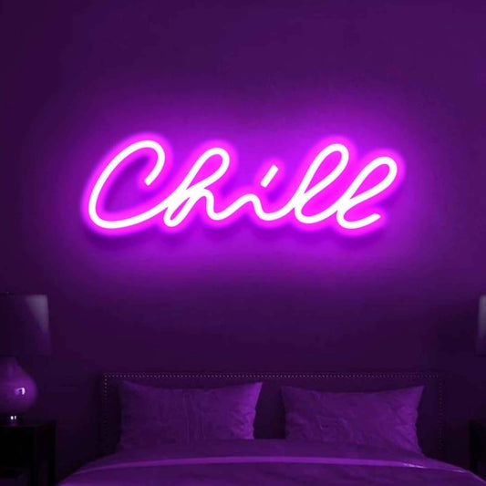 Neon Light Chill Sign - Embrace Relaxation with Chill Neon Sign