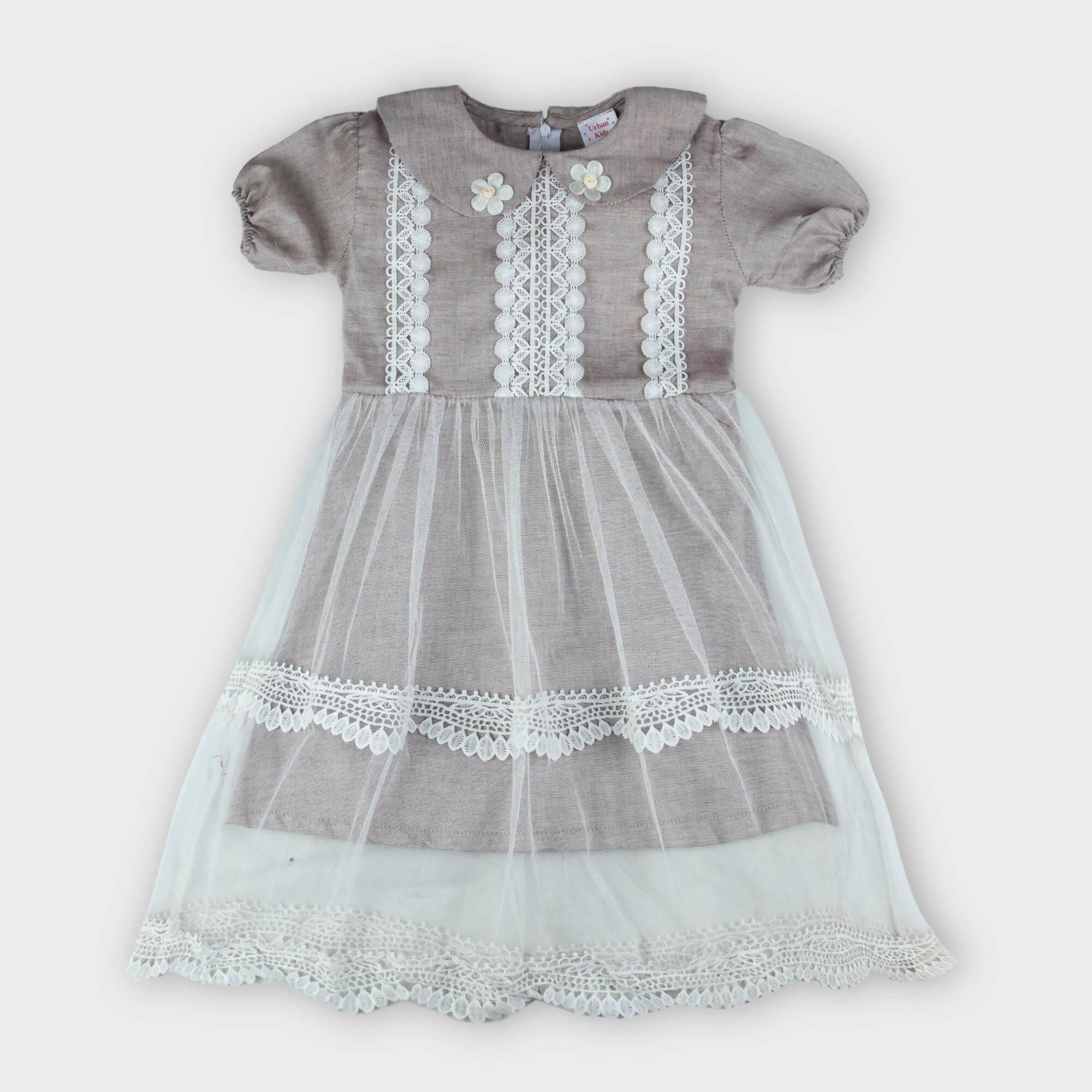 Startling brown girls Frock - ValueBox