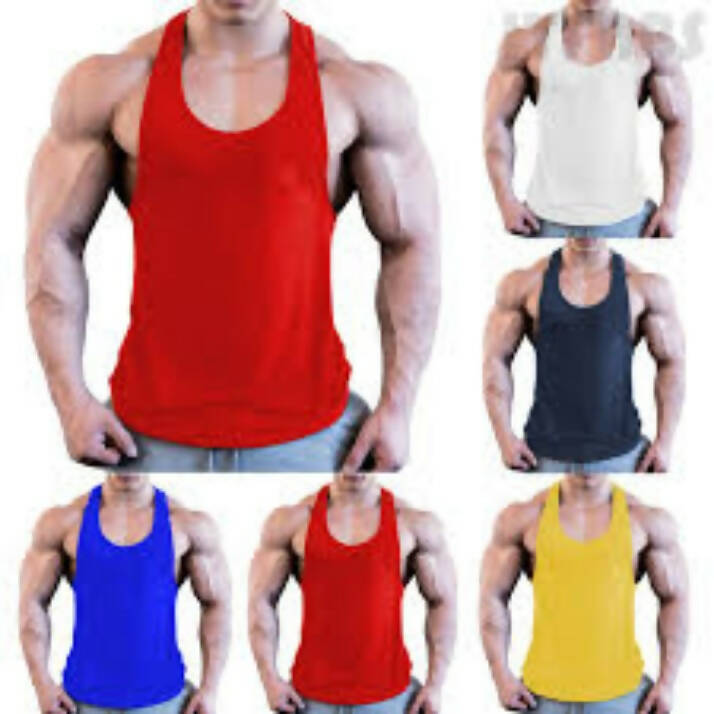 Random Color Gym Workout Sleeveless Shirt